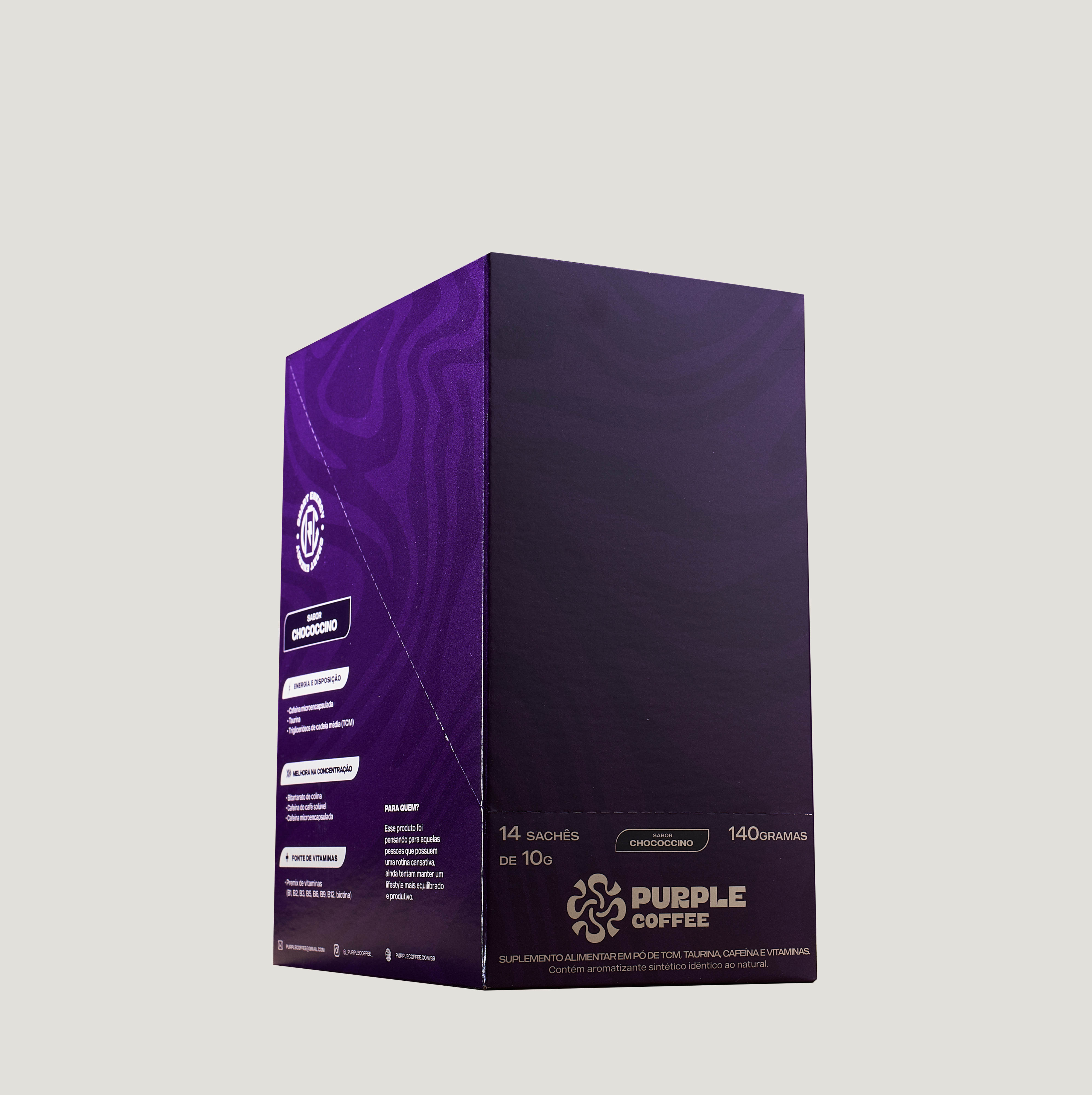 Purple Coffee | Chococcino | 14 Sachês